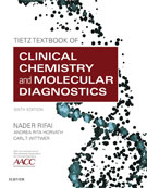 Image of the book cover for 'Tietz Textbook of Clinical Chemistry and Molecular Diagnostics'