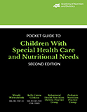 Image of the book cover for 'Pocket Guide to Children with Special Health Care and Nutritional Needs'