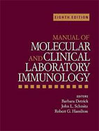 Image of the book cover for 'Manual of Molecular and Clinical Laboratory Immunology'